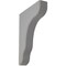 Ekena Millwork 1 3/4"W x 8 1/2"D x 11"H Plymouth Wood Vintage Decor Bracket, Pebble Grey BKTWD02X09X11PLPG - alternate 1